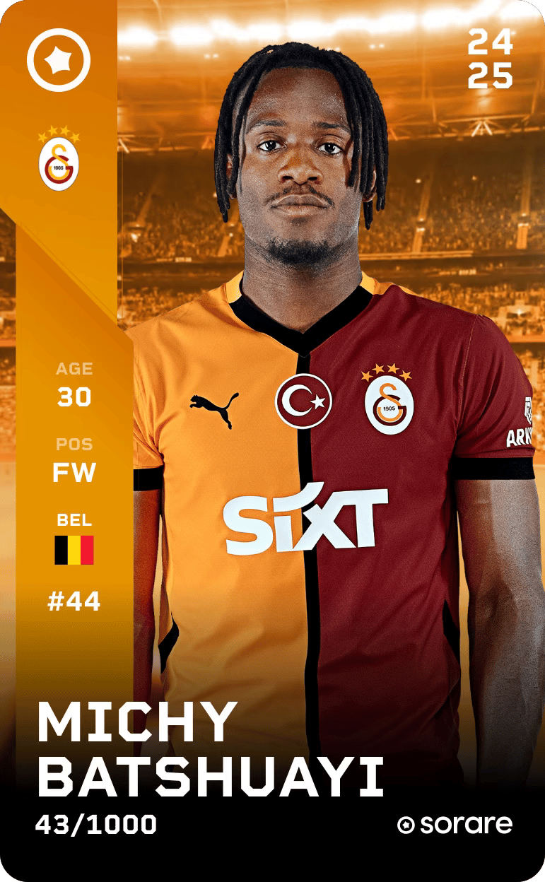 Michy Batshuayi 2024-25 • Limited 43/1000