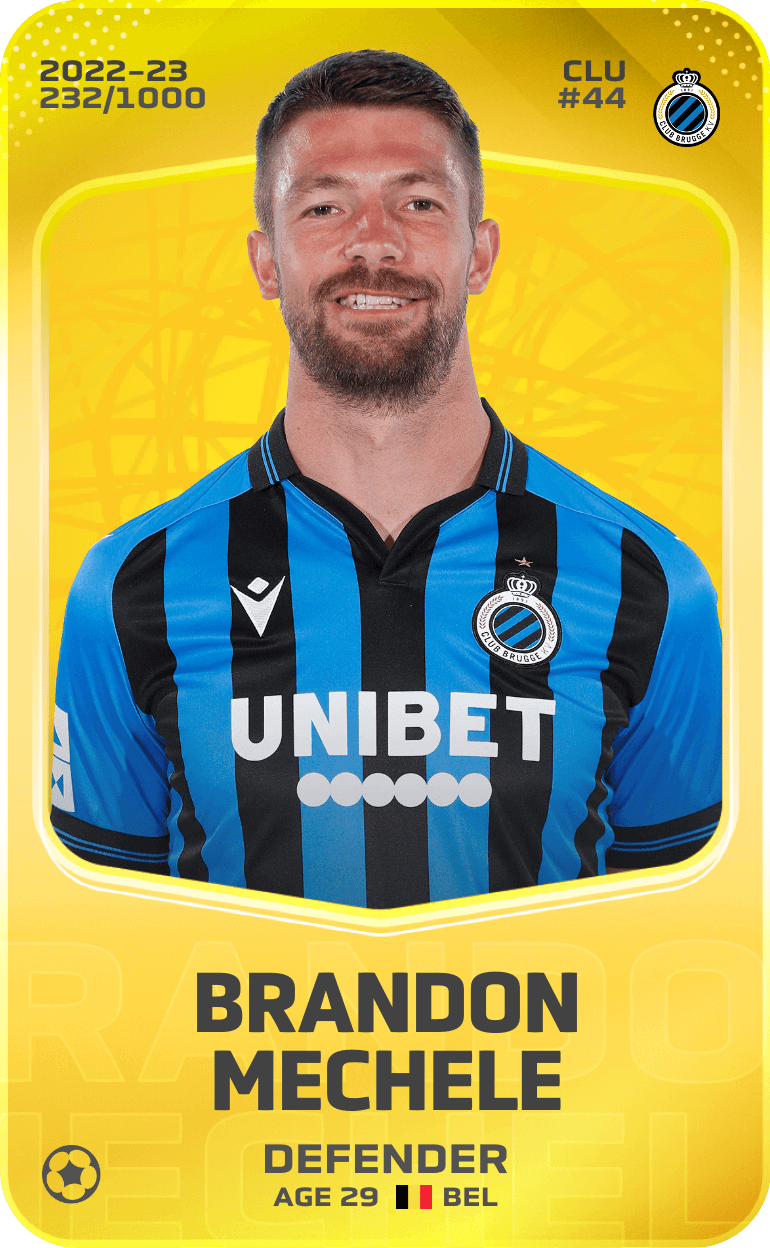 Brandon Mechele 2022-23 • Limited 232/1000