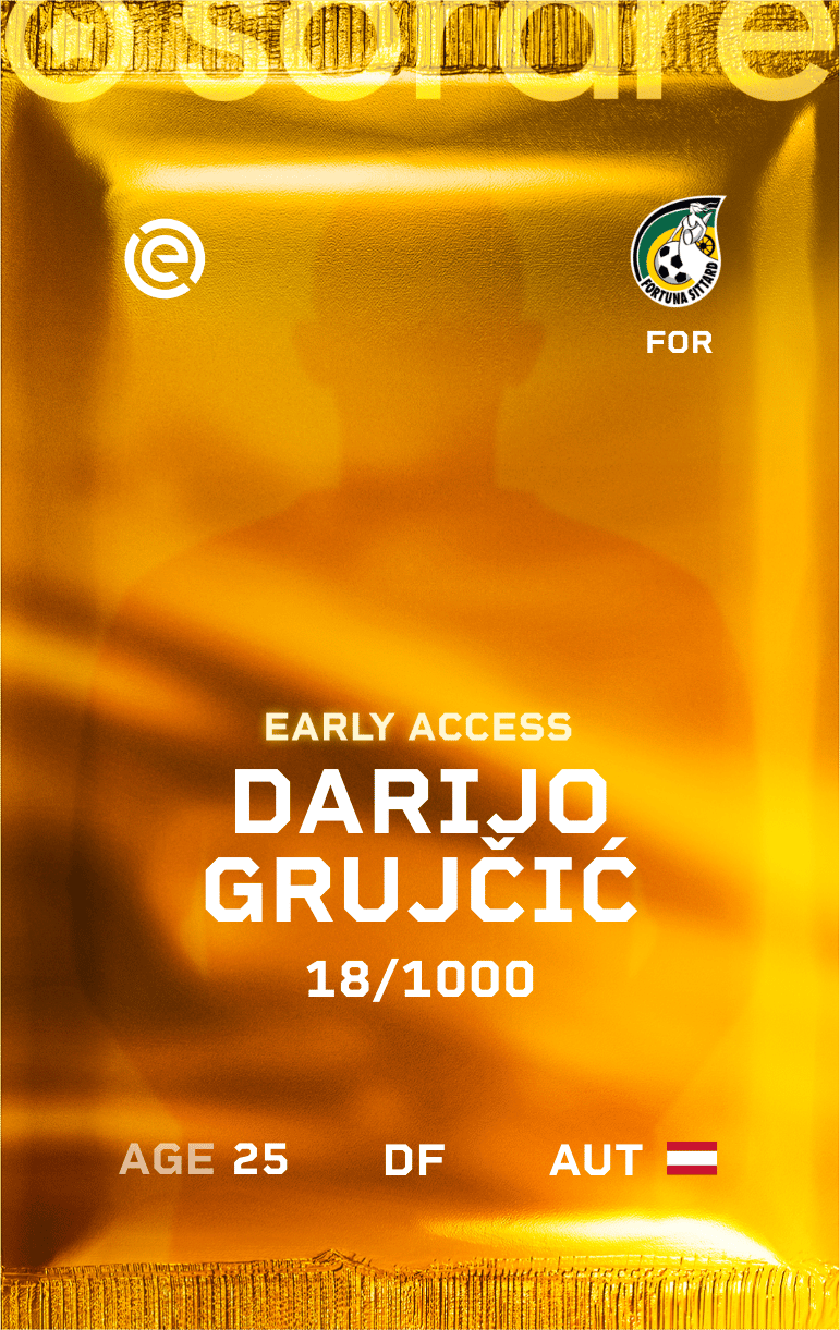 Darijo Grujčić 2024-25 • Limited 18/1000