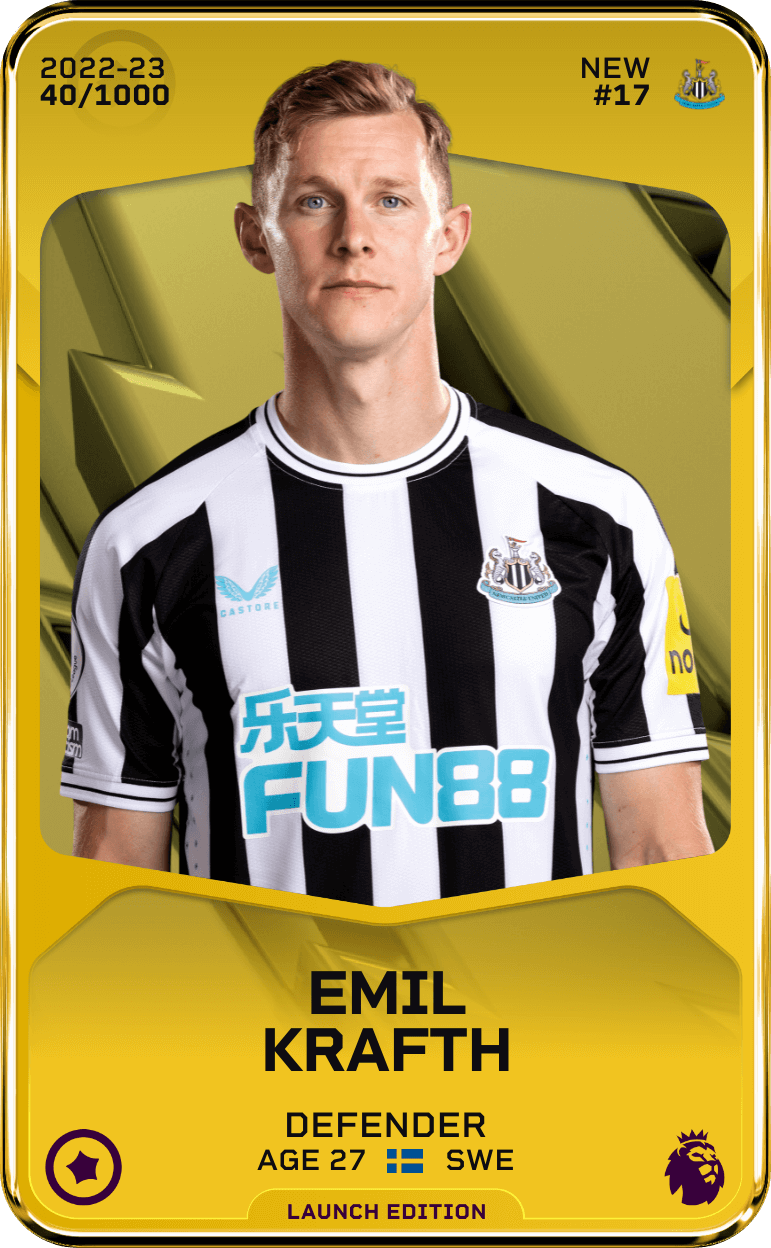 Emil Krafth 2022-23 • Limited 40/1000