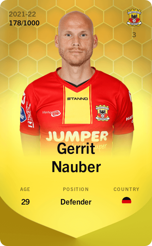 Gerrit Nauber 2021-22 • Limited 178/1000