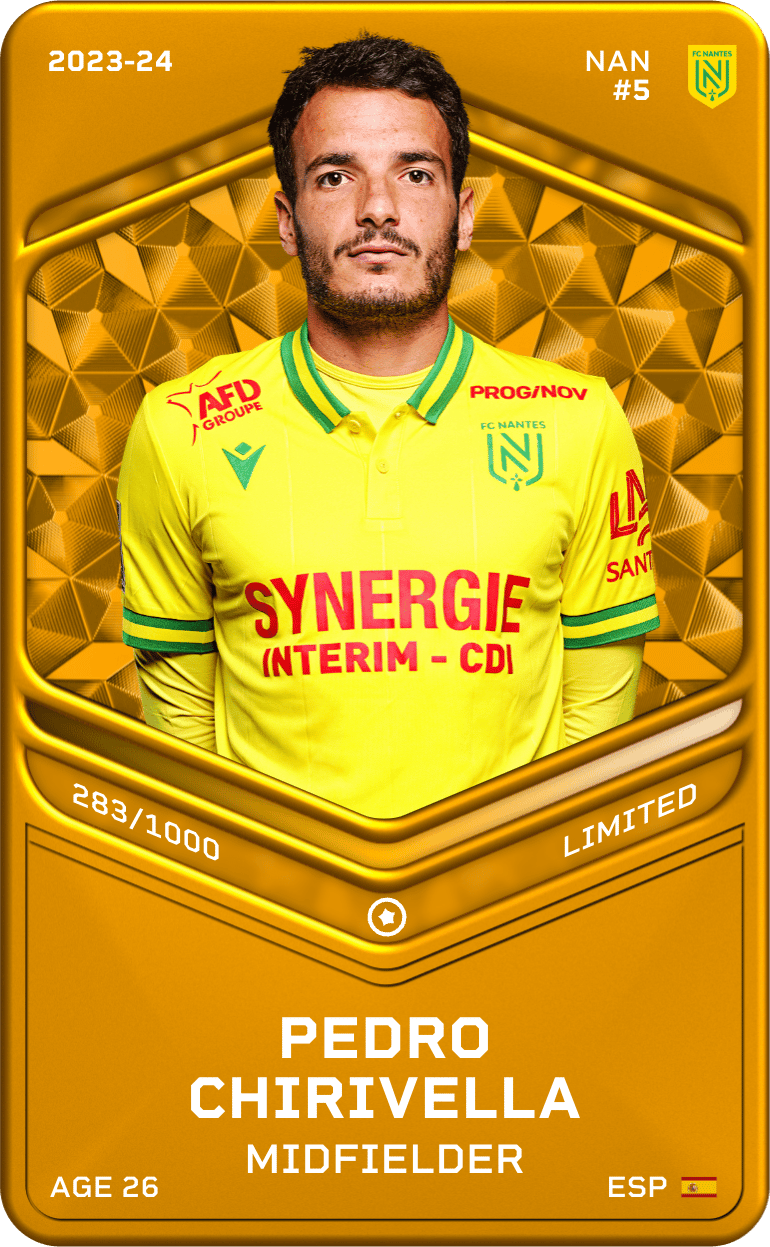 Pedro Chirivella 2023-24 • Limited 283/1000