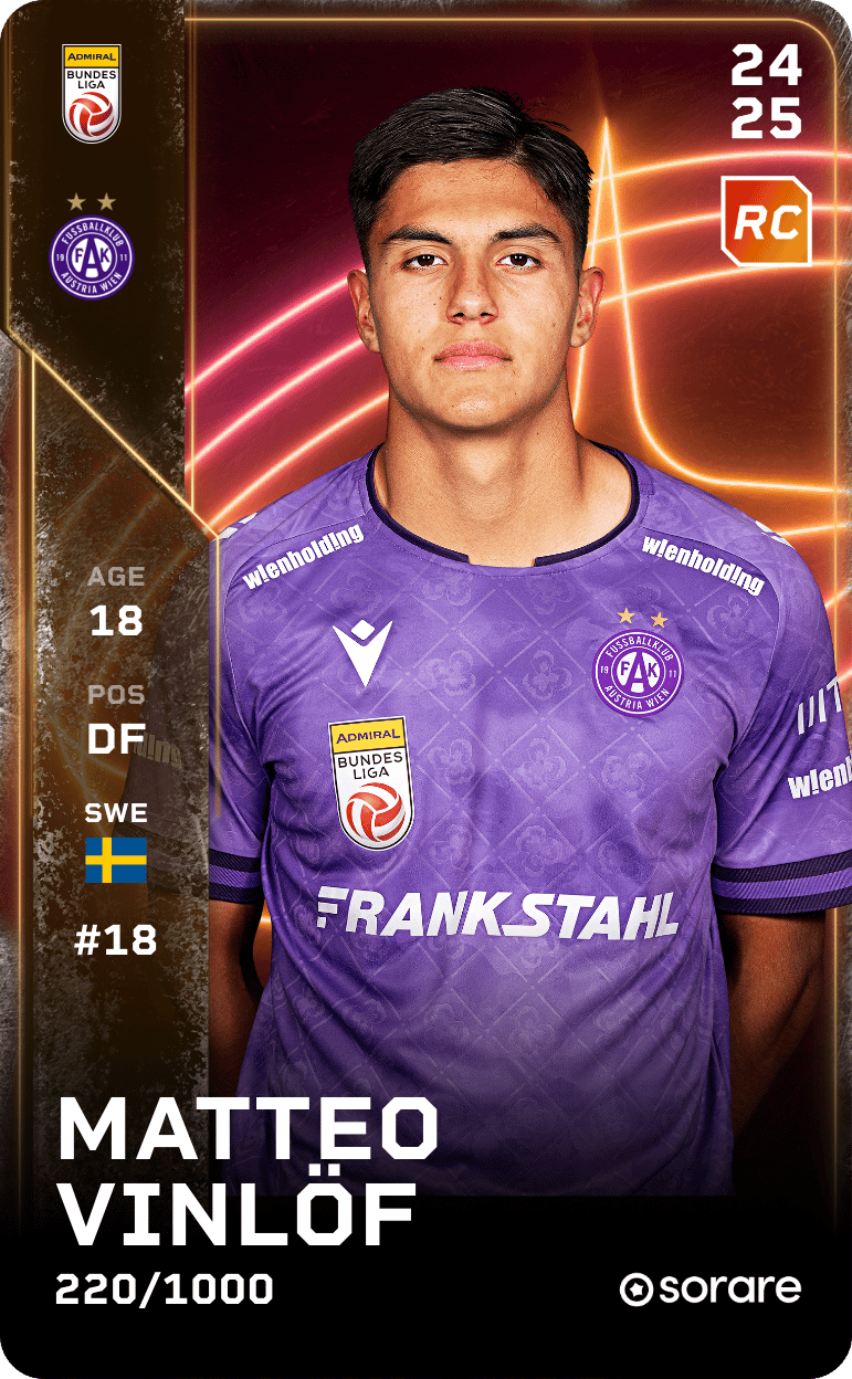 Matteo Vinlöf 2024-25 • Limited 220/1000