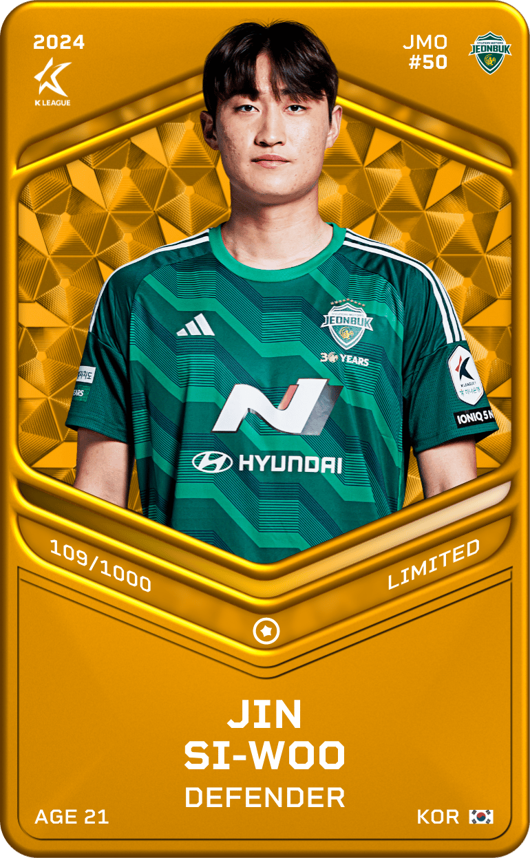 Jin Si-Woo 2024-25 • Limited 109/1000