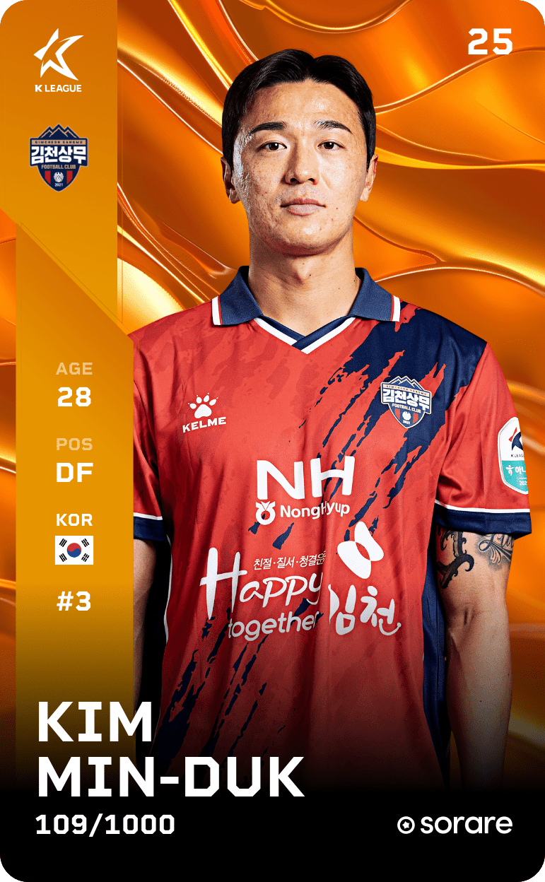 Kim Min-Duk 2025-26 • Limited 109/1000