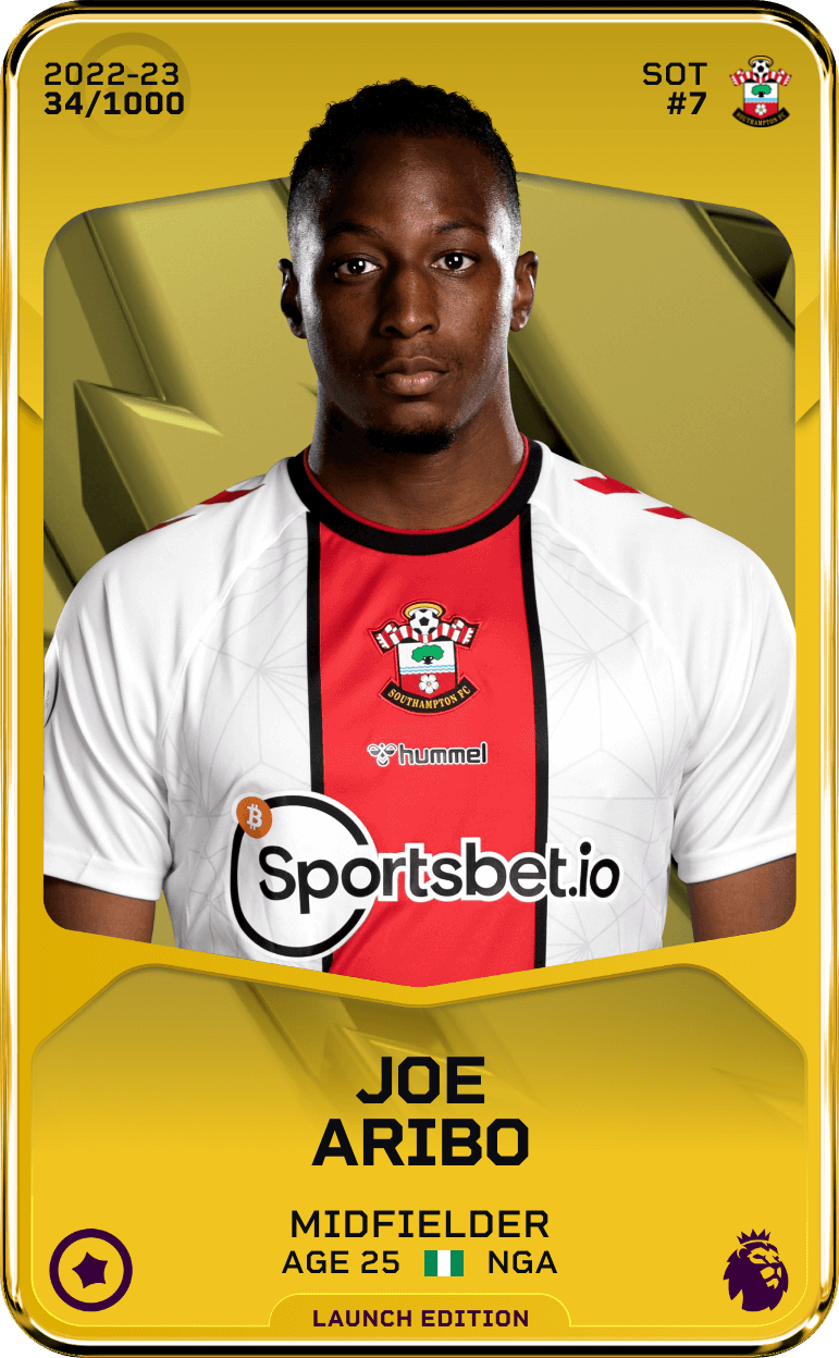 Joe Aribo 2022-23 • Limited 34/1000