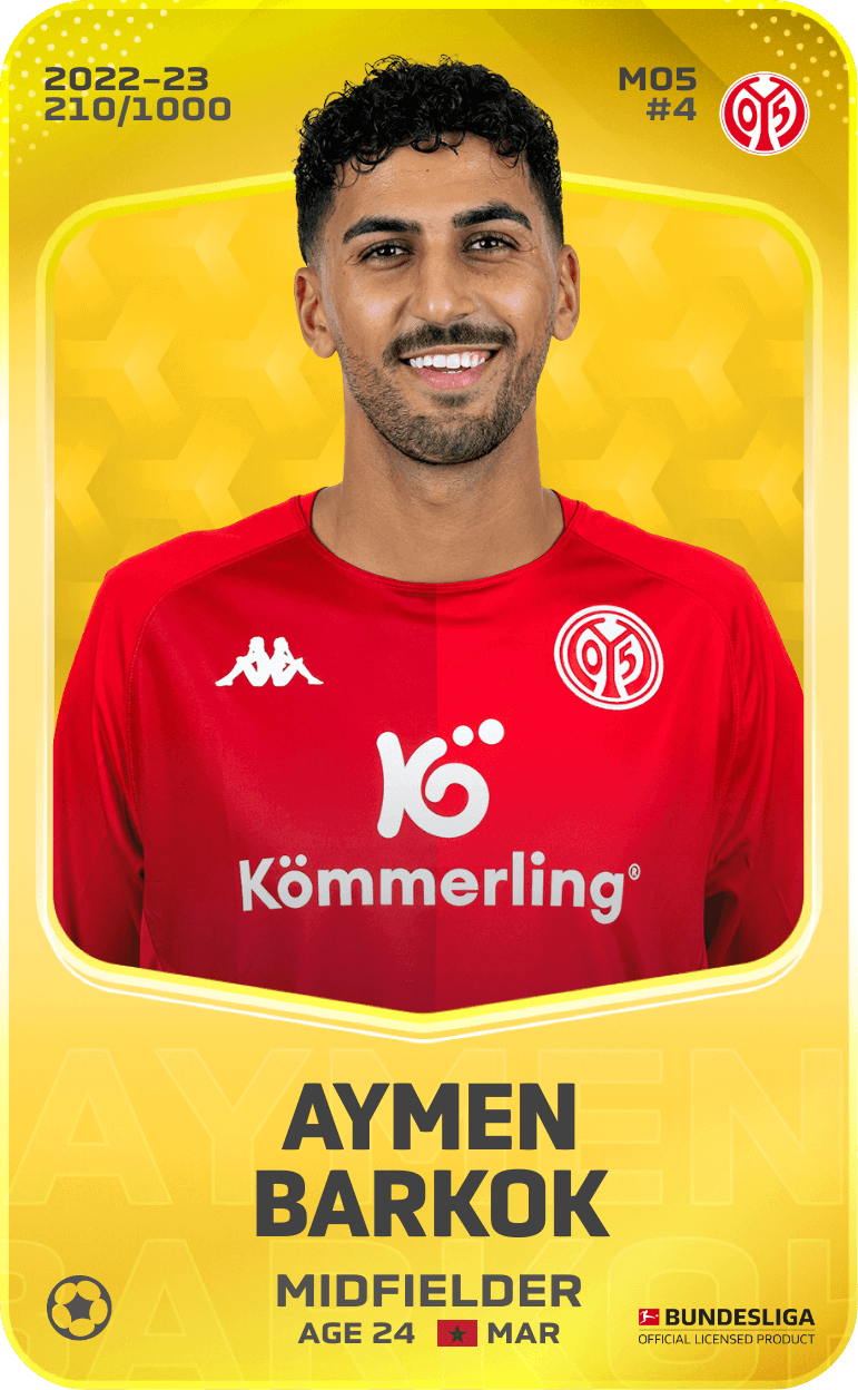 Aymen Barkok 2022-23 • Limited 210/1000