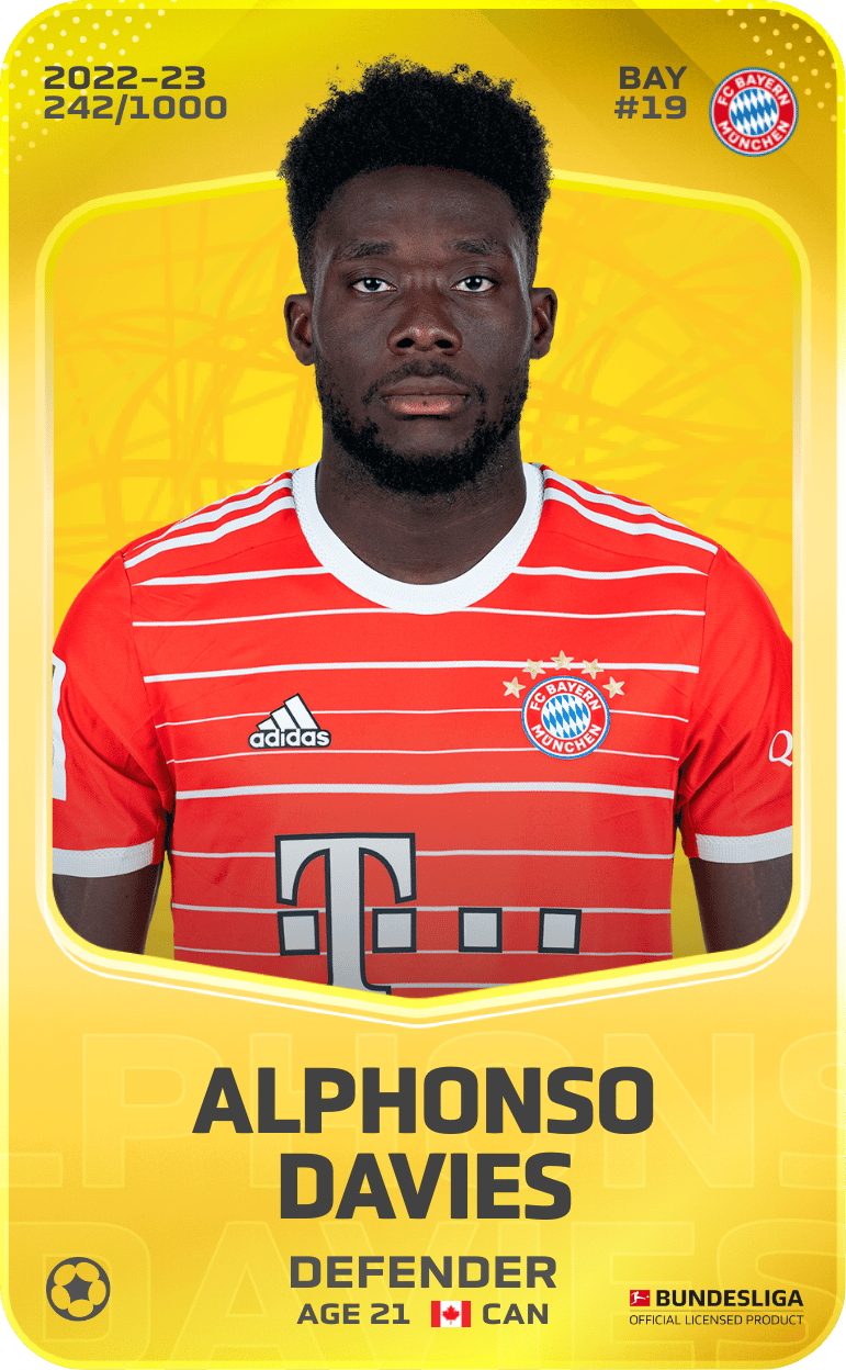 Alphonso Davies 2022-23 • Limited 242/1000
