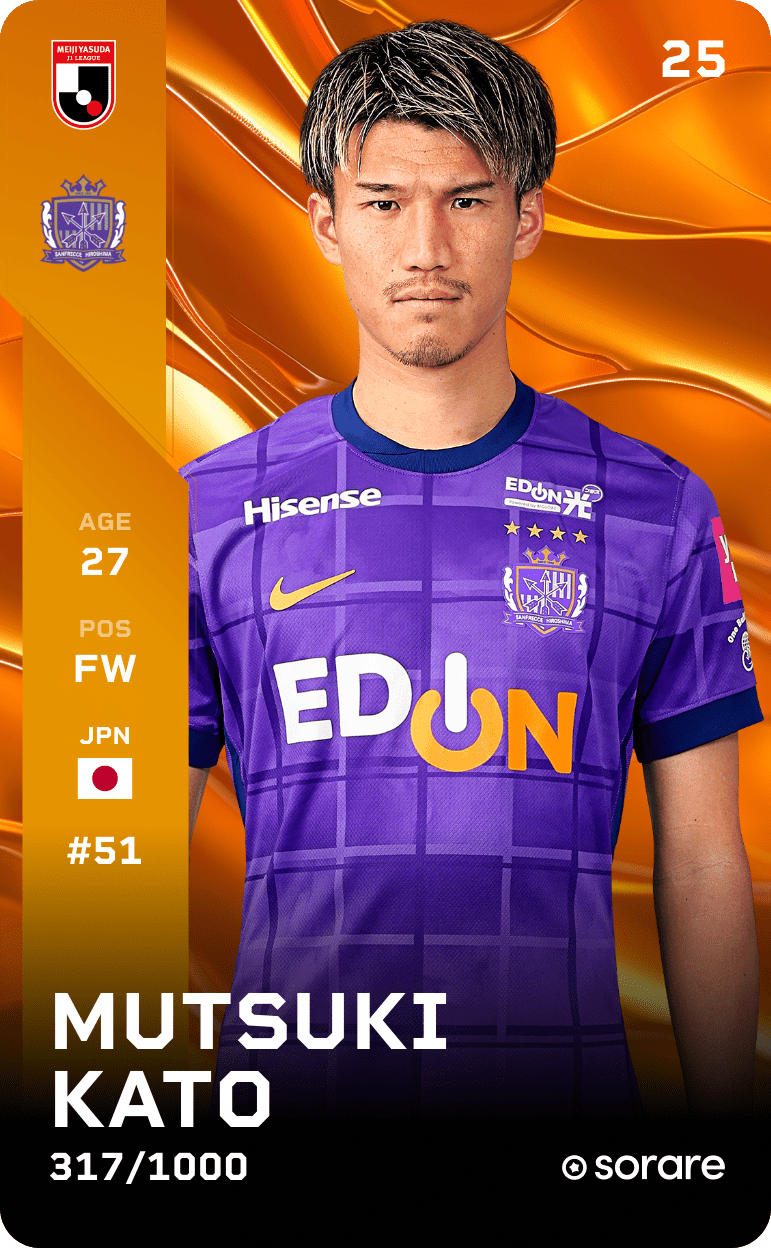 Mutsuki Kato 2025-26 • Limited 317/1000