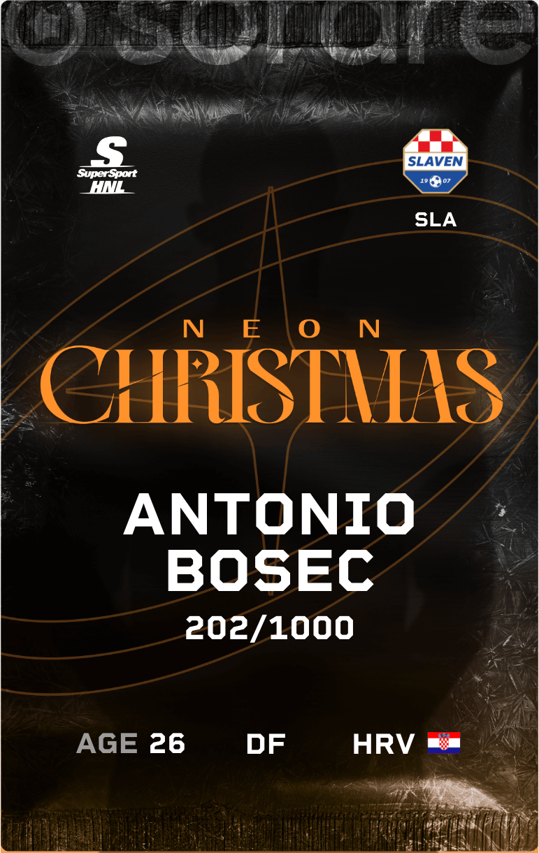 Antonio Bosec 2024-25 • Limited 202/1000