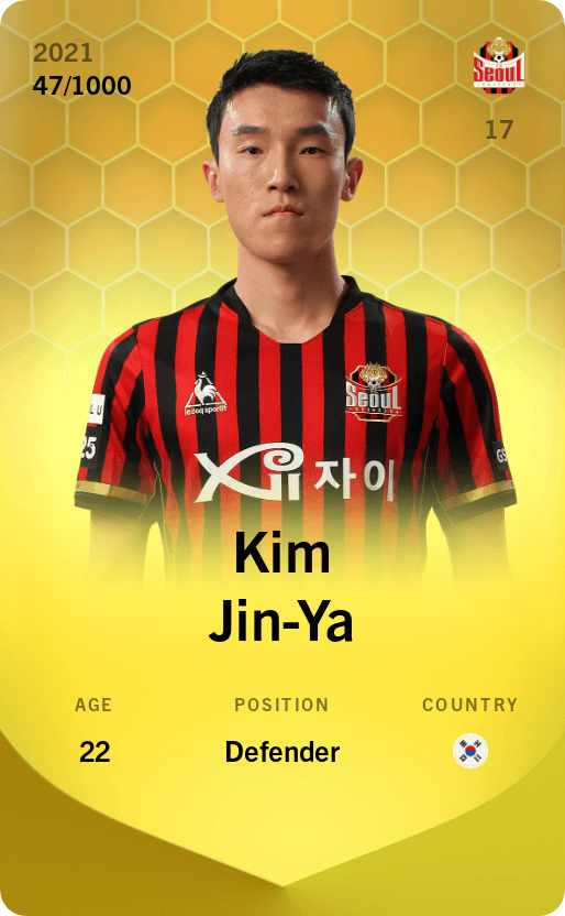 Kim Jin-Ya 2021-22 • Limited 47/1000