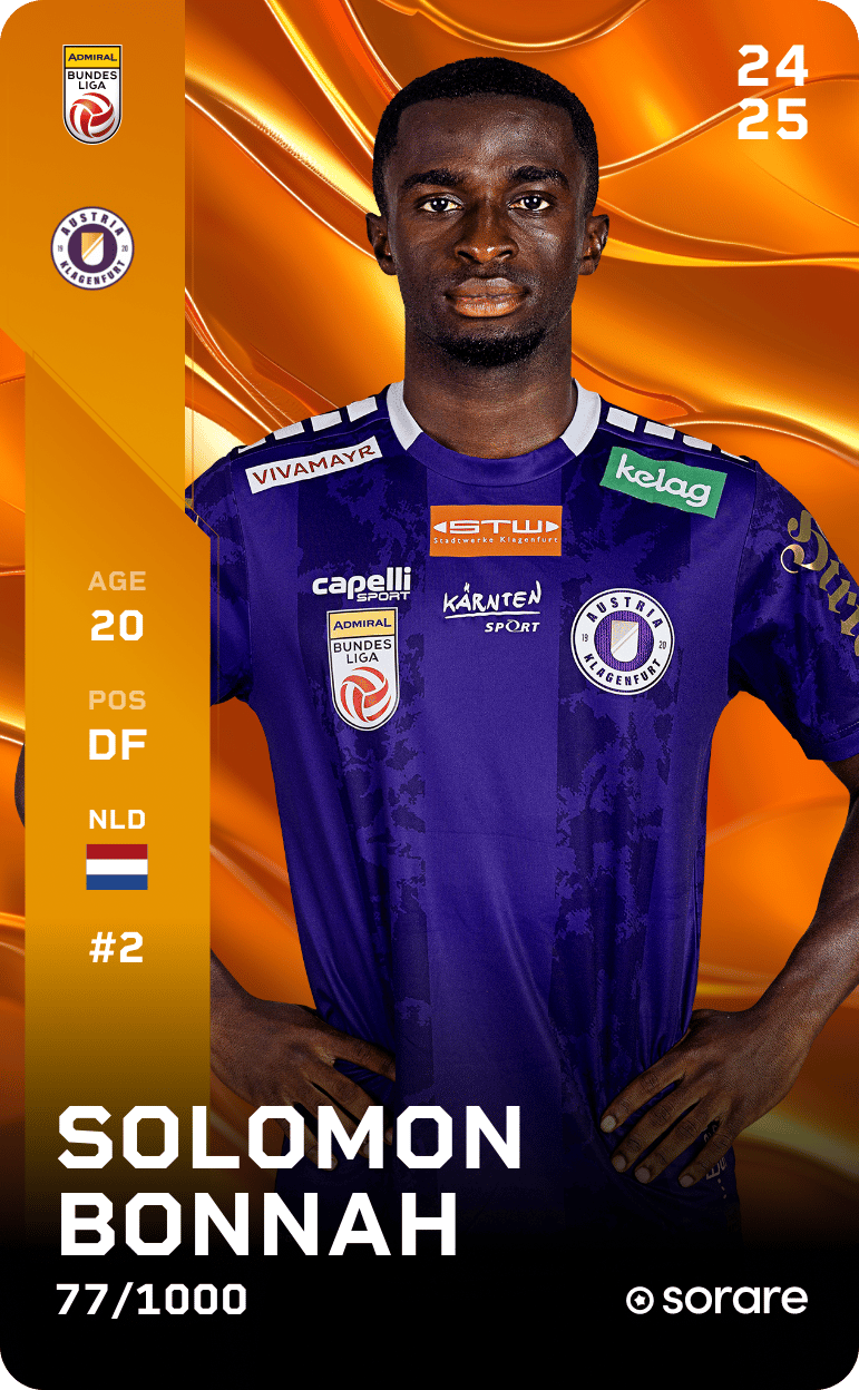 Solomon Bonnah 2024-25 • Limited 77/1000