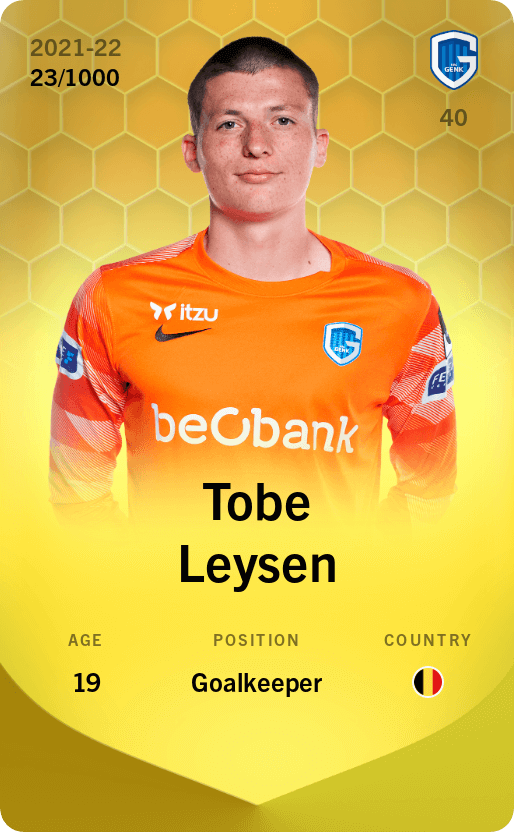 Tobe Leysen 2021-22 • Limited 23/1000
