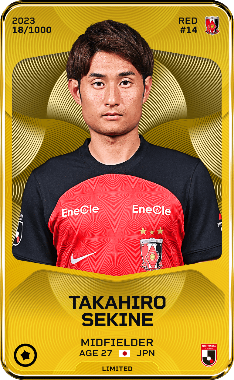 Takahiro Sekine 2023-24 • Limited 18/1000