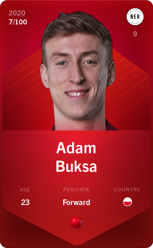 Sorare - Sorare Official - Adam Buksa 2020-21 • Rare 7/100 - NFT # 24819654208907245117128909953949601998161890480174852916514105286077609376278