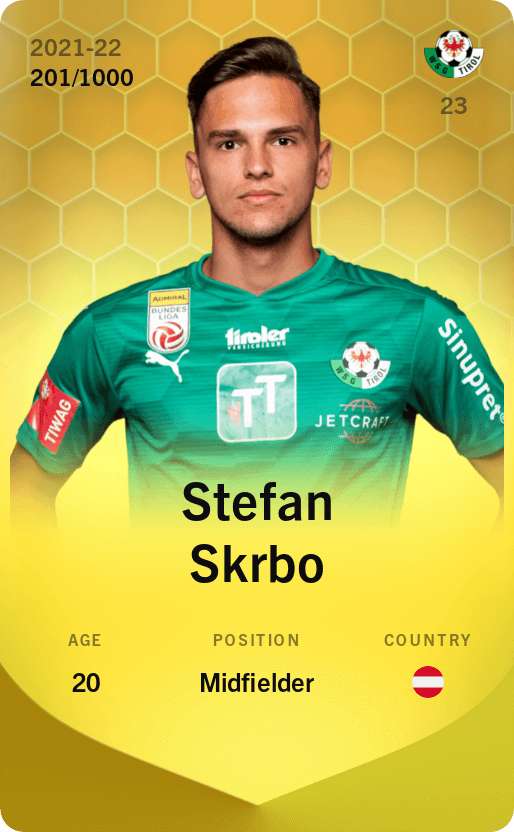 Stefan Skrbo 2021-22 • Limited 201/1000