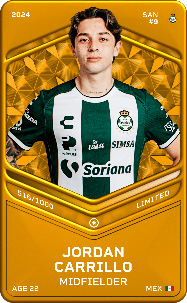 Jordan Carrillo 2024-25 • Limited 516/1000