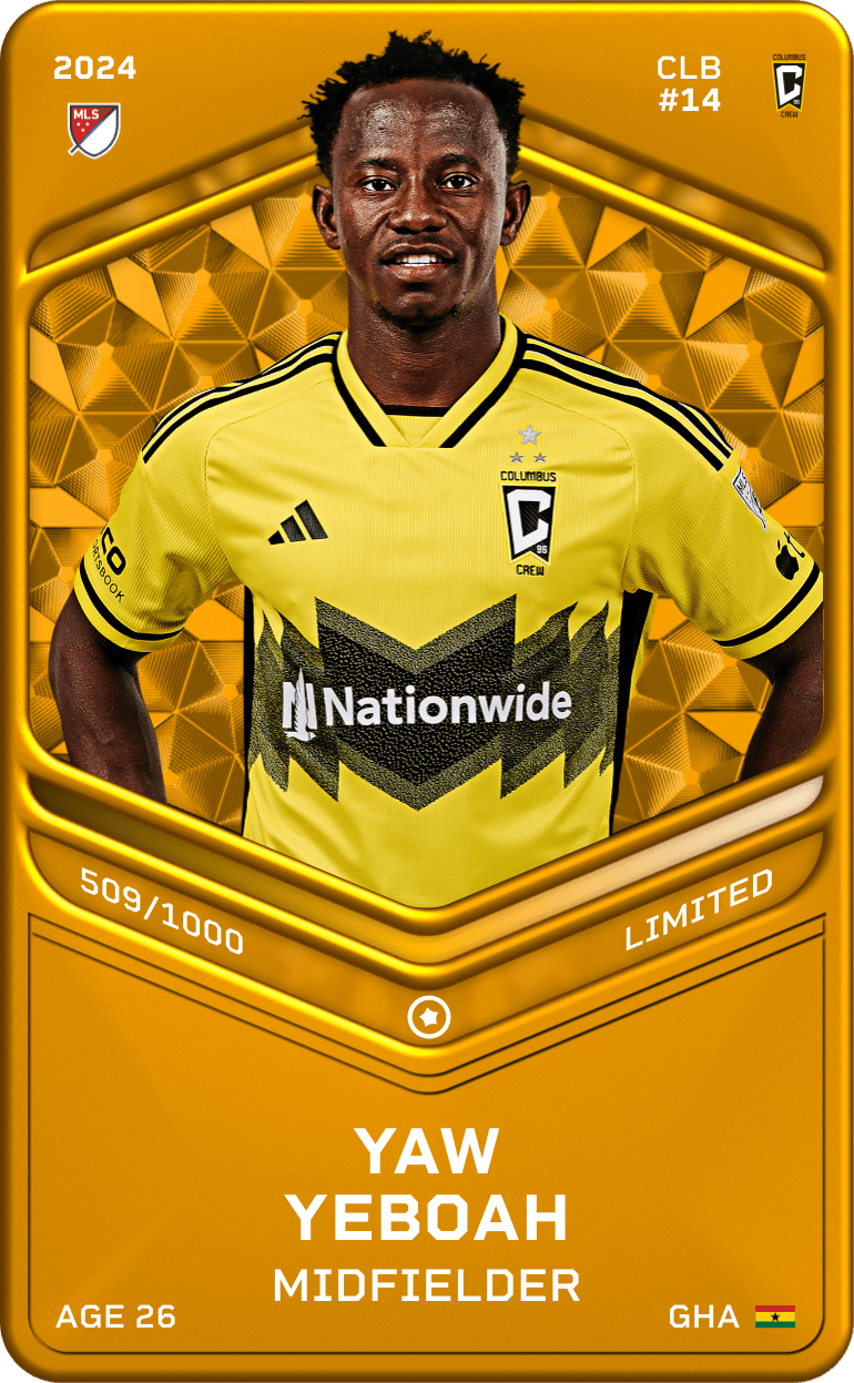 Yaw Yeboah 2024-25 • Limited 509/1000