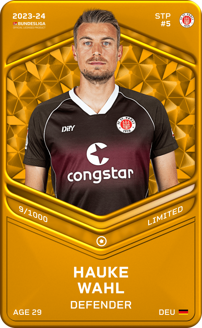 Hauke Wahl 2023-24 • Limited 9/1000