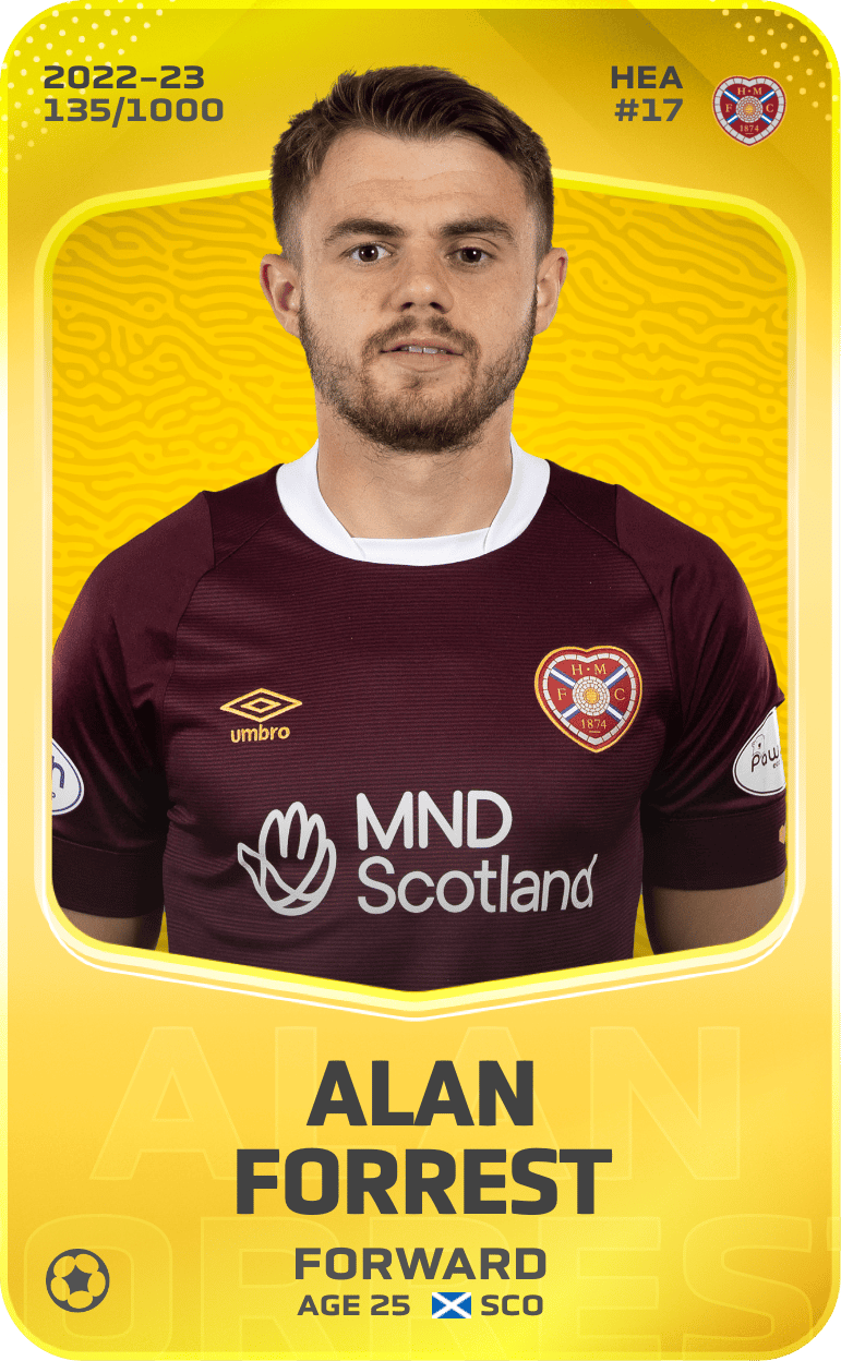 Alan Forrest 2022-23 • Limited 135/1000