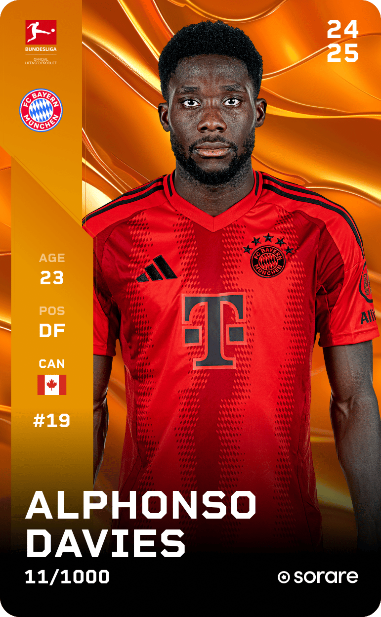 Alphonso Davies 2024-25 • Limited 11/1000