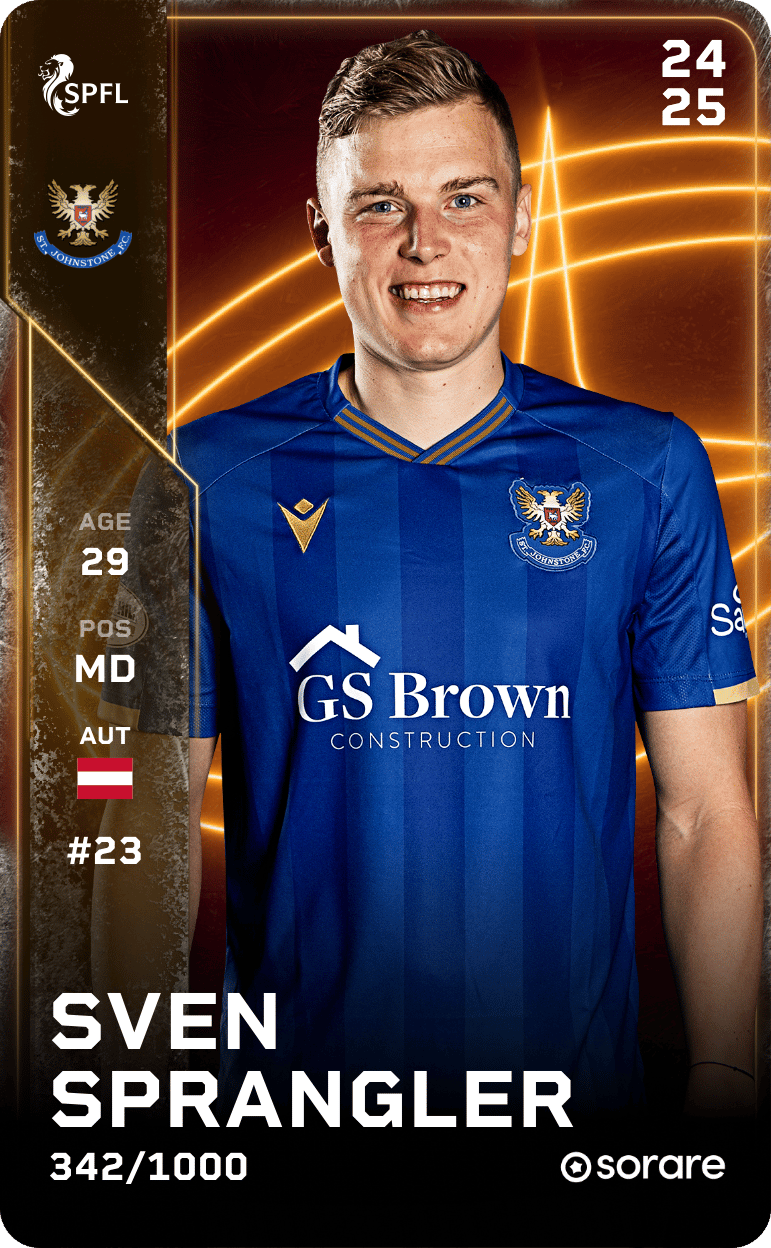 Sven Sprangler 2024-25 • Limited 342/1000