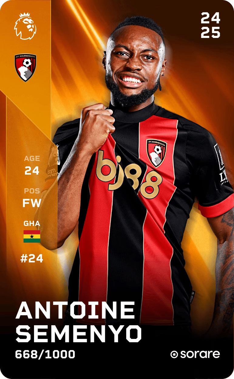 Antoine Semenyo 2024-25 • Limited 668/1000
