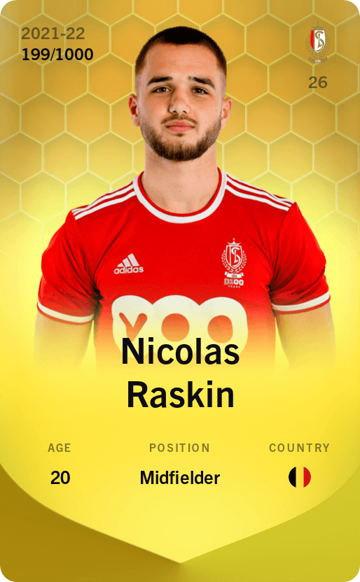 Nicolas Raskin 2021-22 • Limited 199/1000