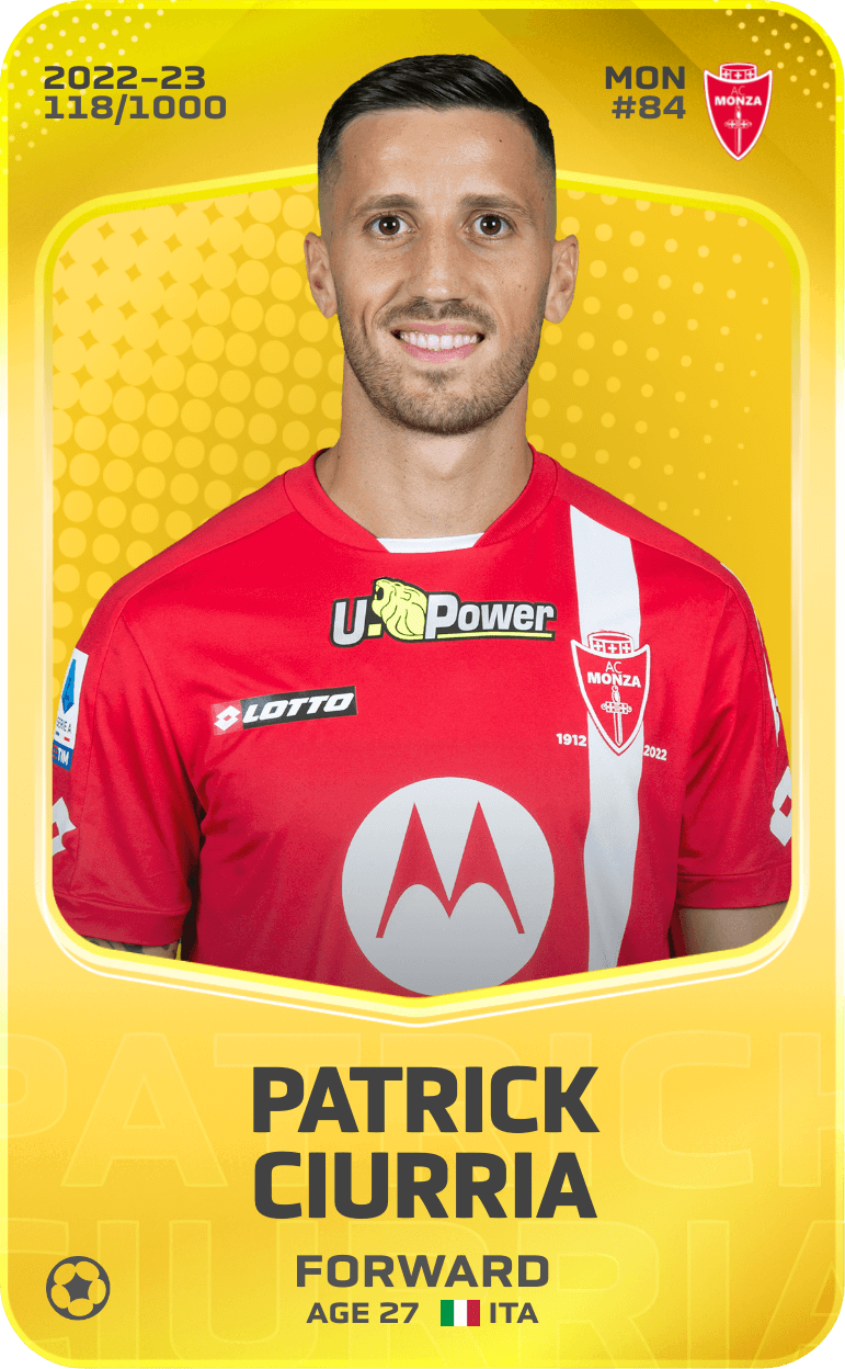 Patrick Ciurria 2022-23 • Limited 118/1000
