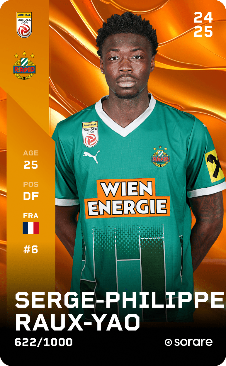 Serge-Philippe Raux-Yao 2024-25 • Limited 622/1000