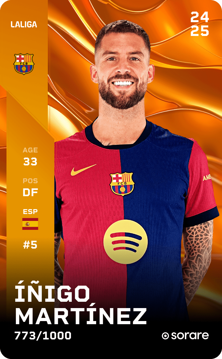 Íñigo Martínez 2024-25 • Limited 773/1000