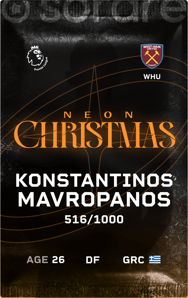 Konstantinos Mavropanos 2024-25 • Limited 516/1000