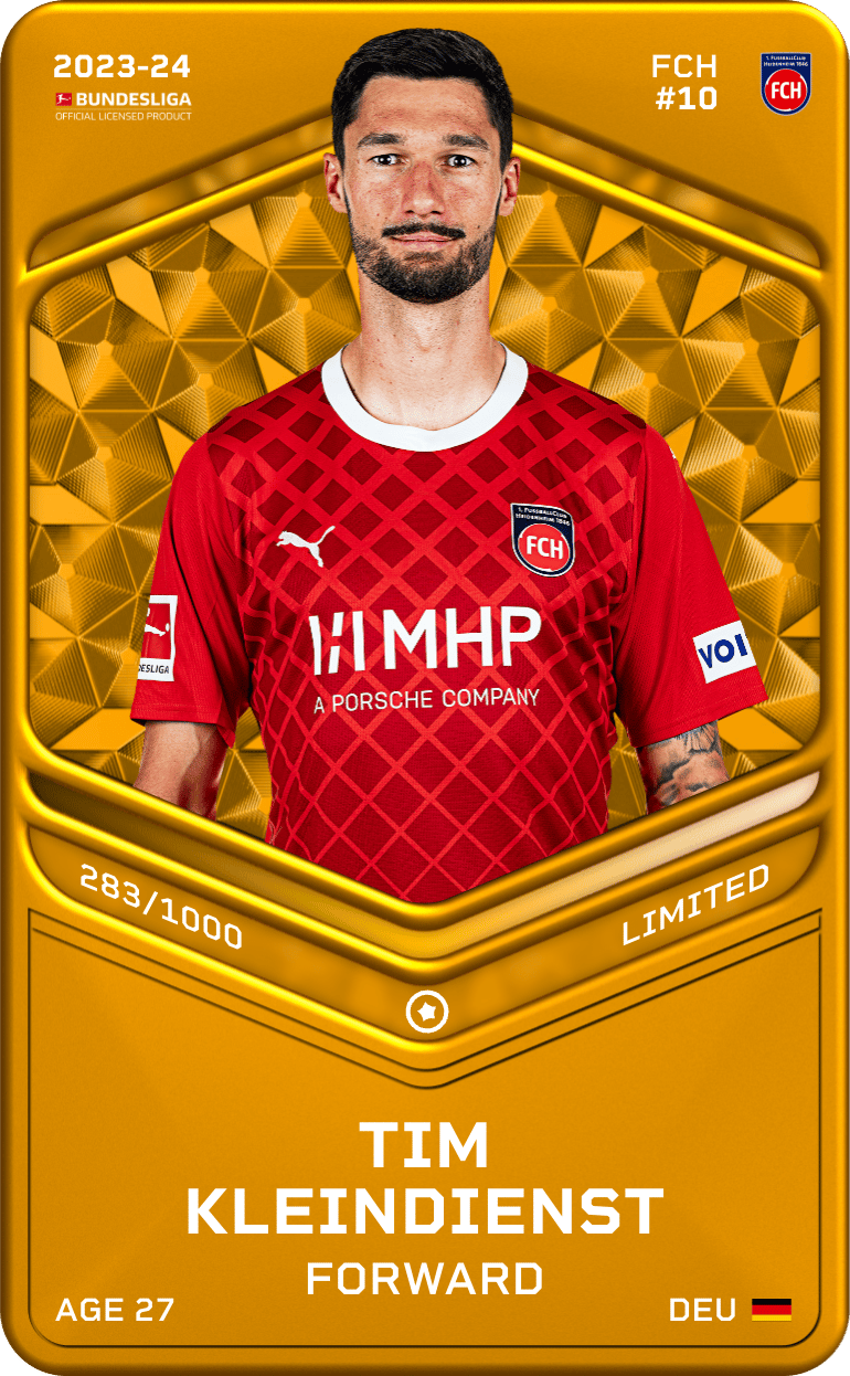 Tim Kleindienst 2023-24 • Limited 283/1000