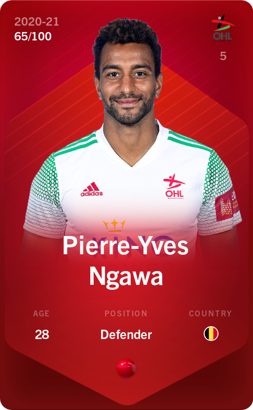 Sorare - Sorare Official - Pierre-Yves Ngawa 2020-21 • Rare 65/100 - NFT # 43959830414612556406588753835554691431729071326931289481941023220563253691130