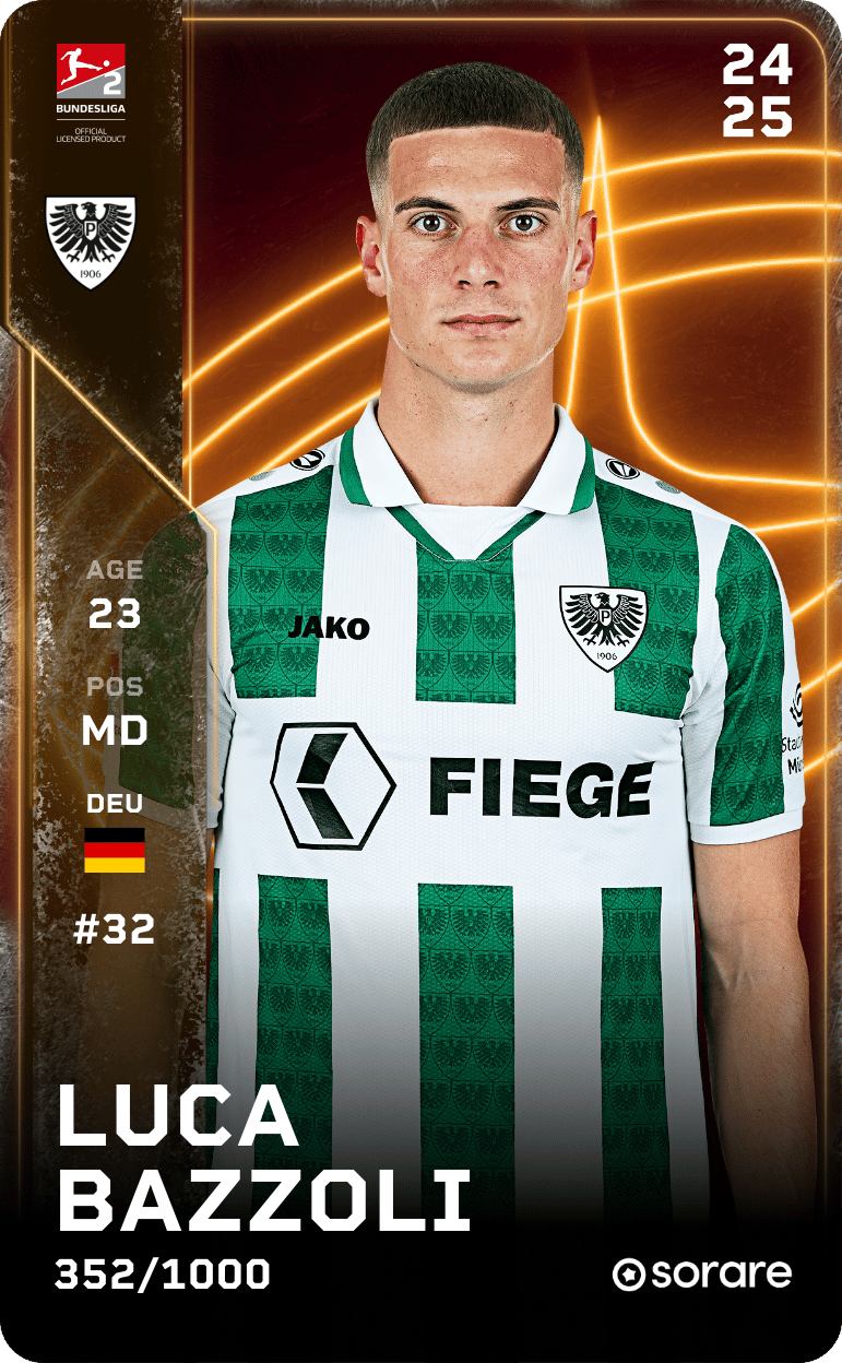 Luca Bazzoli 2024-25 • Limited 352/1000