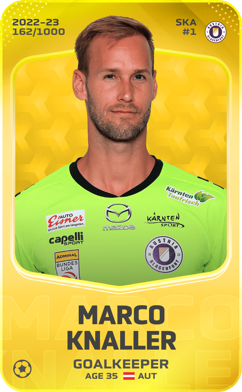 Marco Knaller 2022-23 • Limited 162/1000