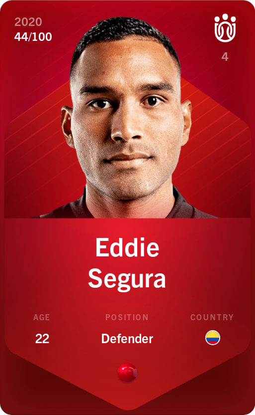 Sorare - Sorare Official - Eddie Segura 2020-21 • Rare 44/100 - NFT # 29018918453129783023177854892118619243660940828106987379304489952942105273868