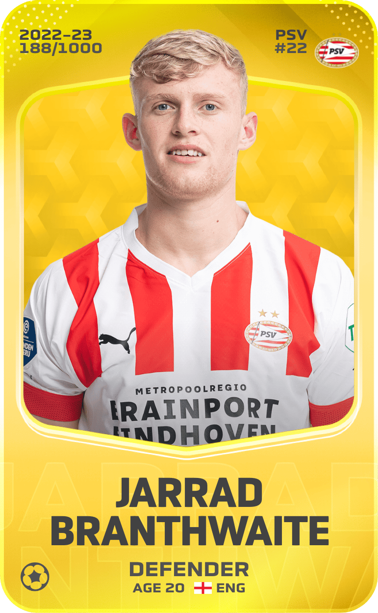 Jarrad Branthwaite 2022-23 • Limited 188/1000