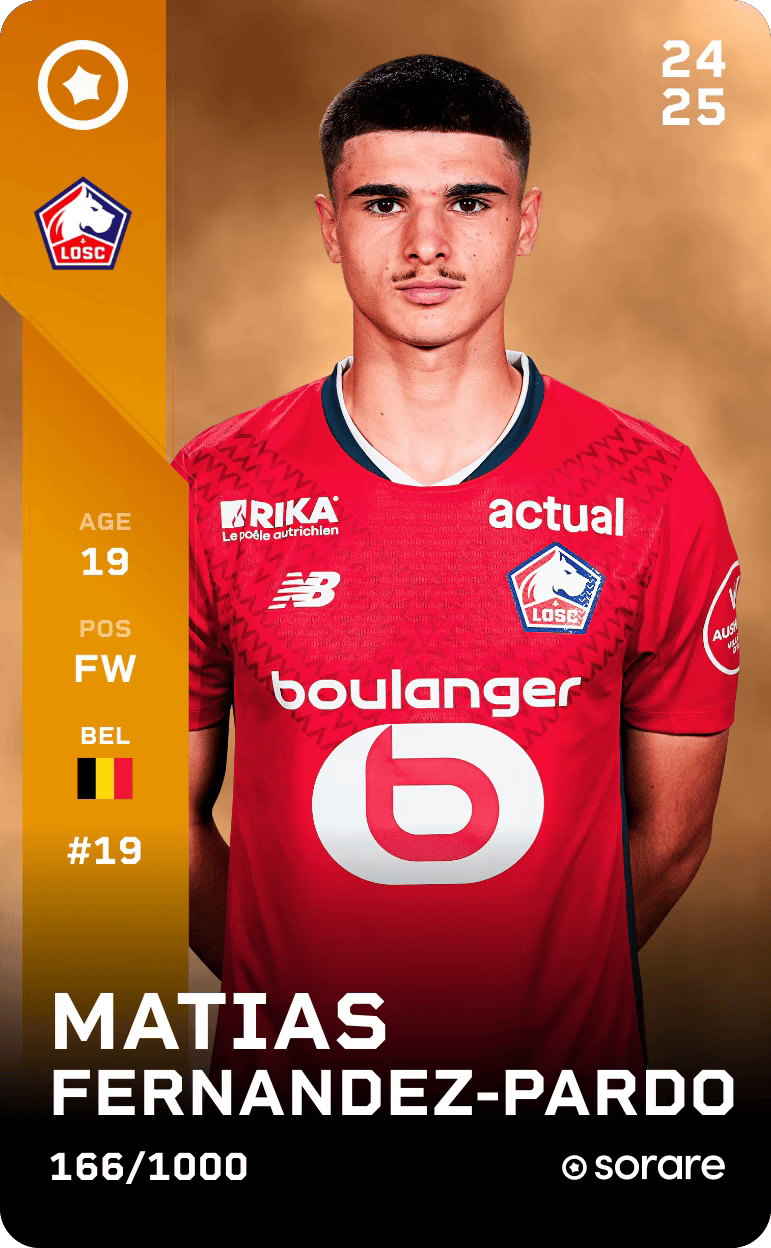 Matias Fernandez-Pardo 2024-25 • Limited 166/1000