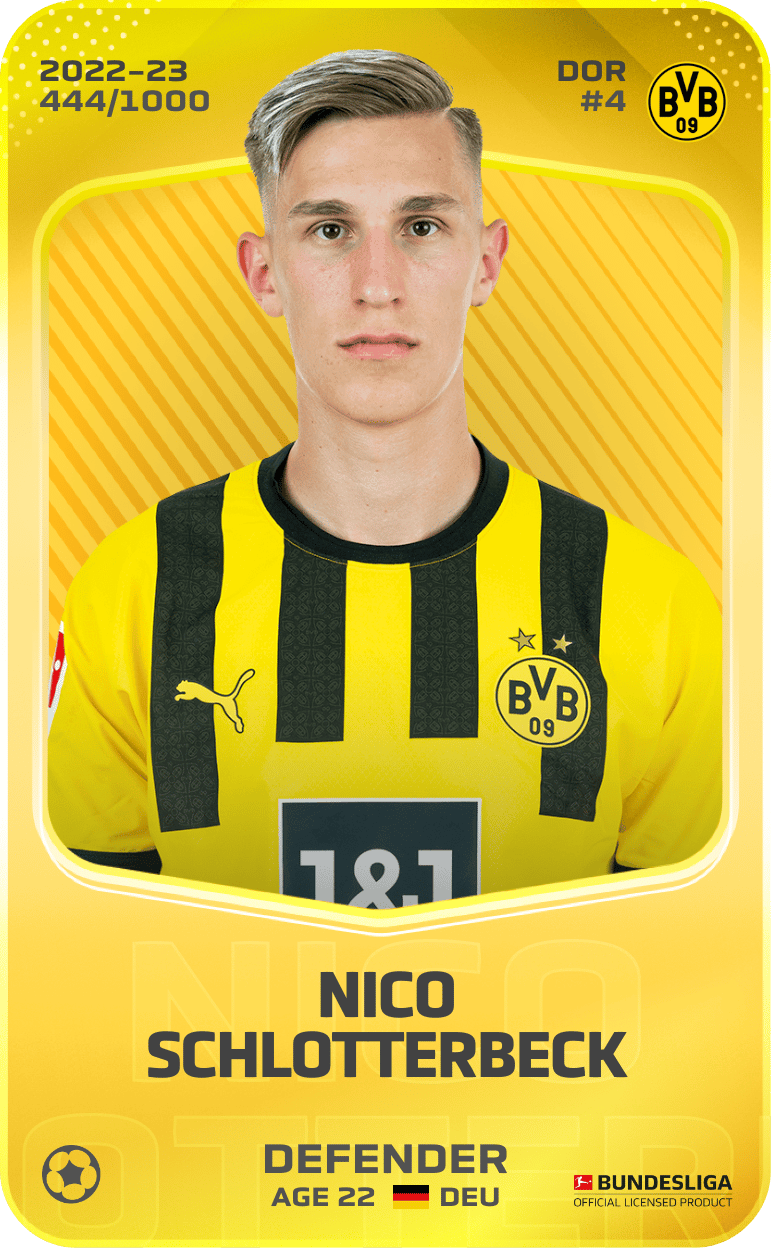 Nico Schlotterbeck 2022-23 • Limited 444/1000