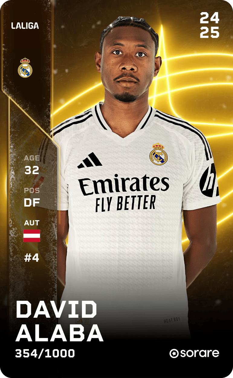 David Alaba 2024-25 • Limited 354/1000