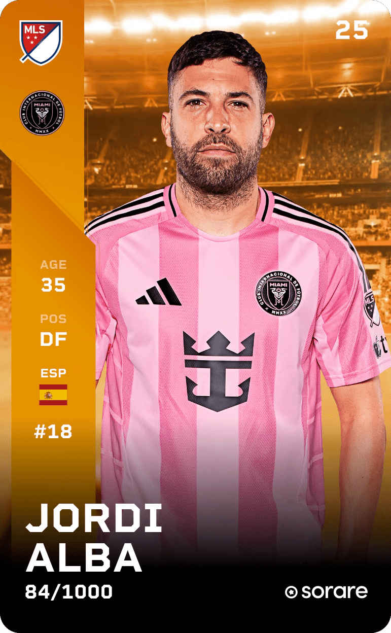 Jordi Alba 2025-26 • Limited 84/1000