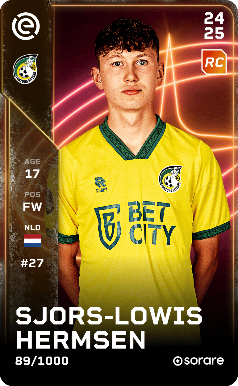 Sjors-Lowis Hermsen 2024-25 • Limited 89/1000