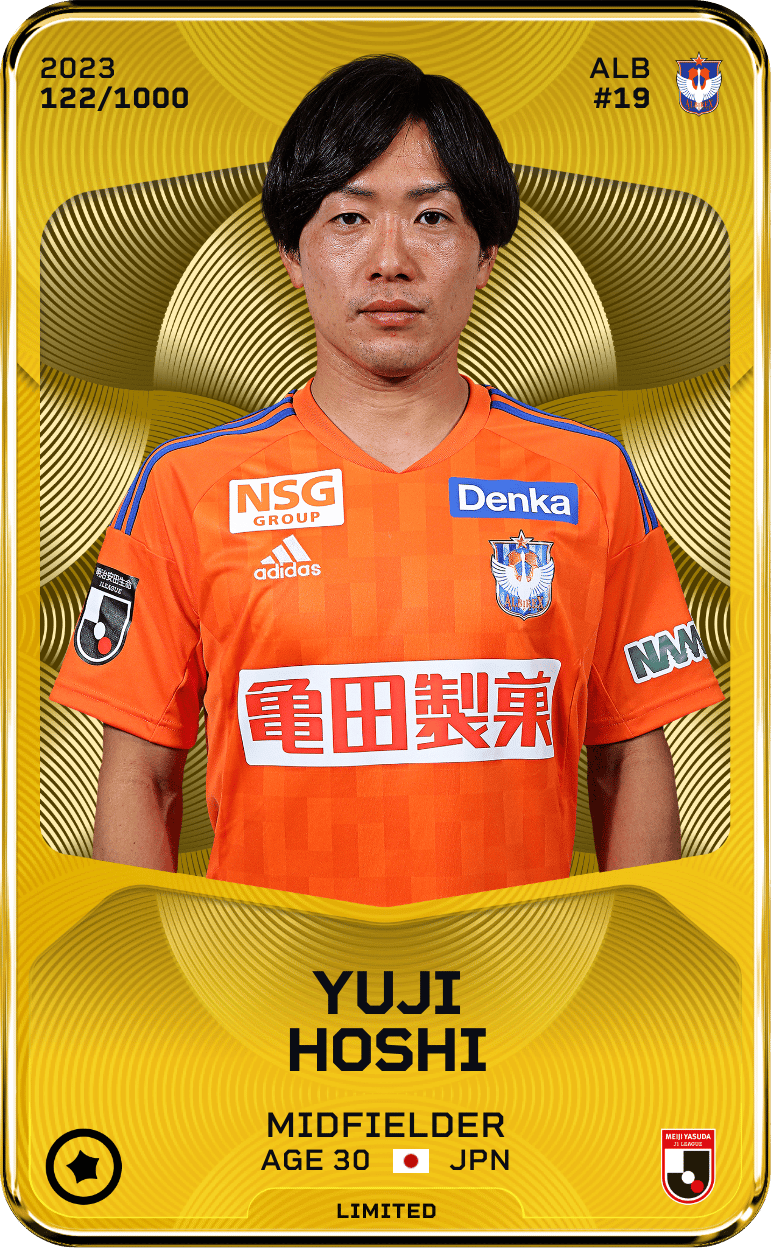 Yuji Hoshi 2023-24 • Limited 122/1000