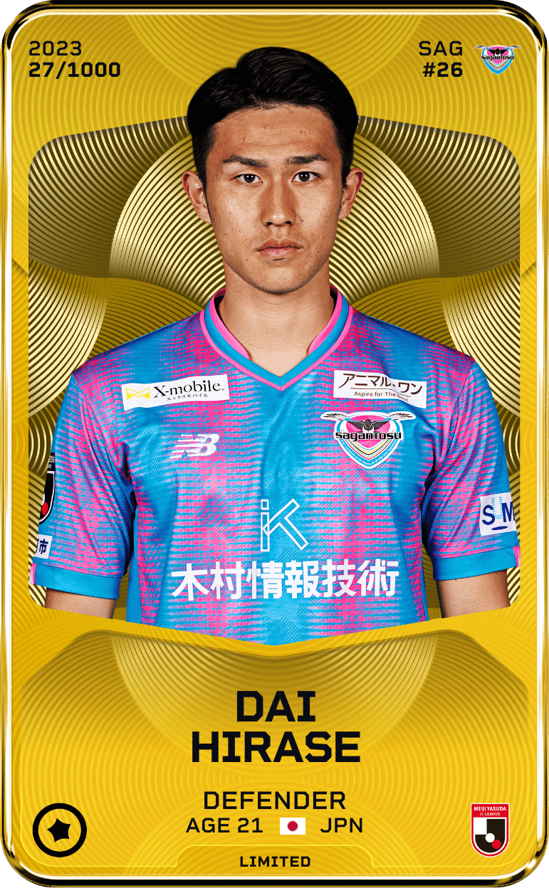 Dai Hirase 2023-24 • Limited 27/1000