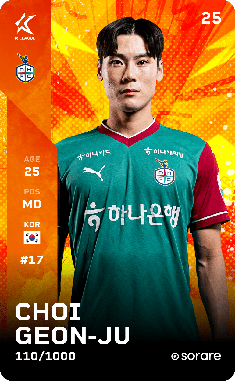 Choi Geon-Joo 2025-26 • Limited 110/1000