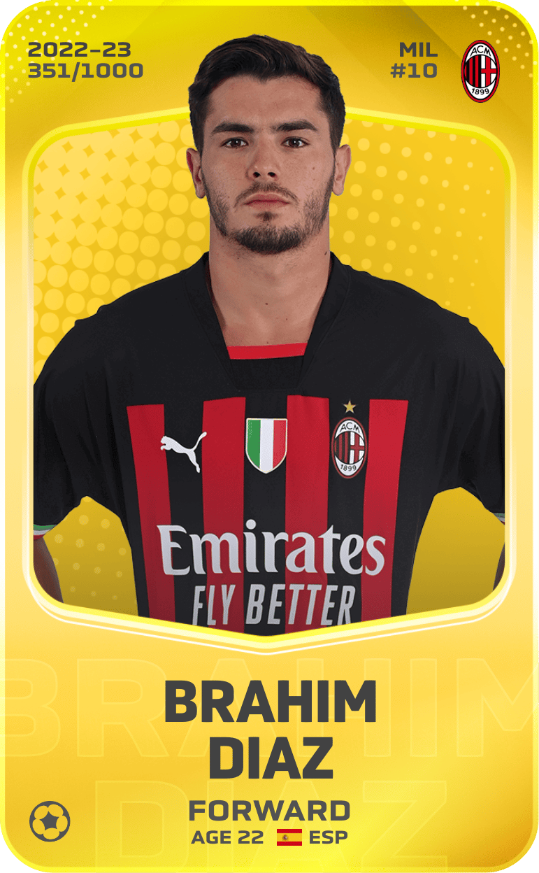 Brahim Diaz 2022-23 • Limited 351/1000