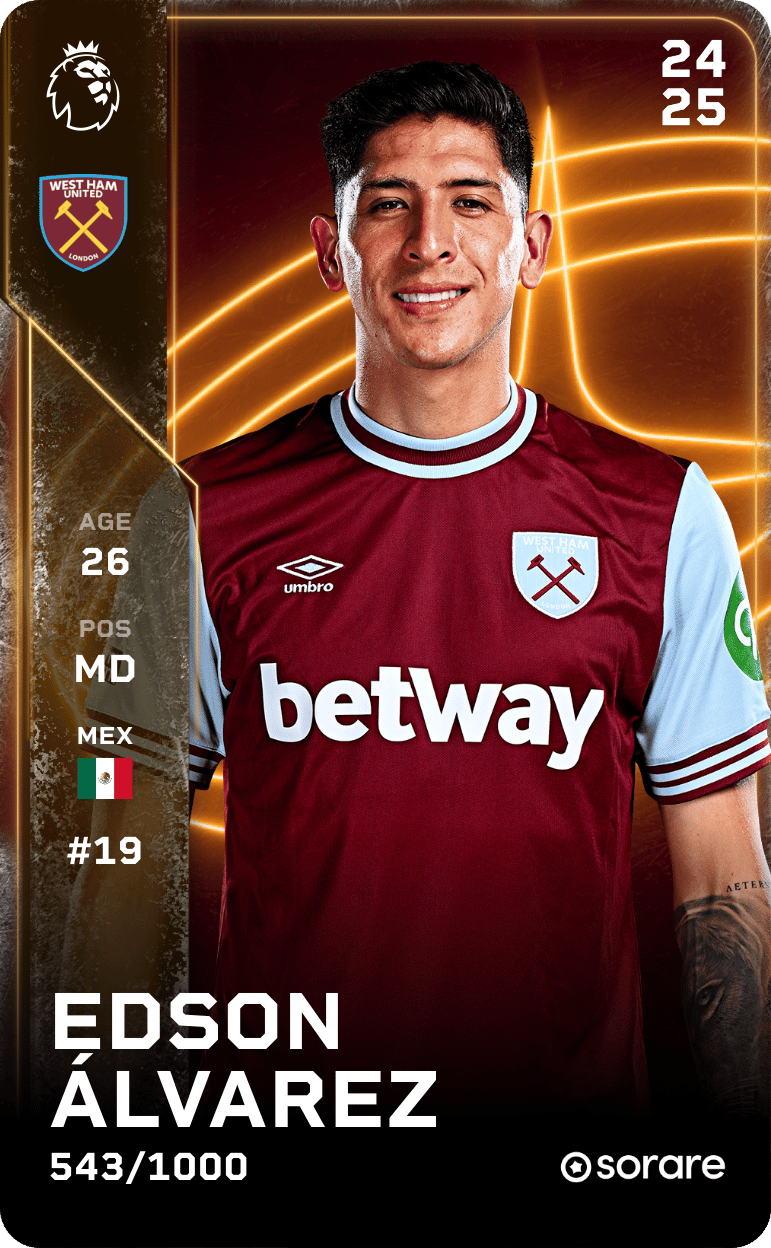 Edson Álvarez 2024-25 • Limited 543/1000