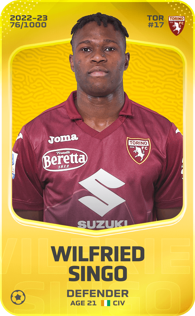 Wilfried Singo 2022-23 • Limited 76/1000