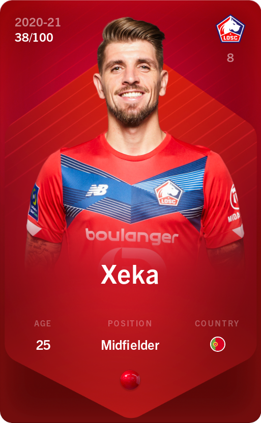 Sorare - Sorare Official - Xeka 2020-21 • Rare 38/100 - NFT # 20228428657141469380690588161631400768186897368051001301679291251058371573428